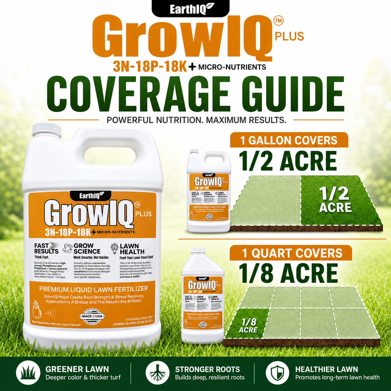 GrowIQ 3-18-18 Liquid Fertilizer